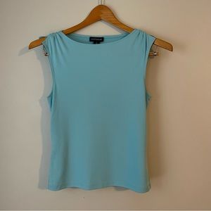Ann Taylor Teal Shirt Top Size XS